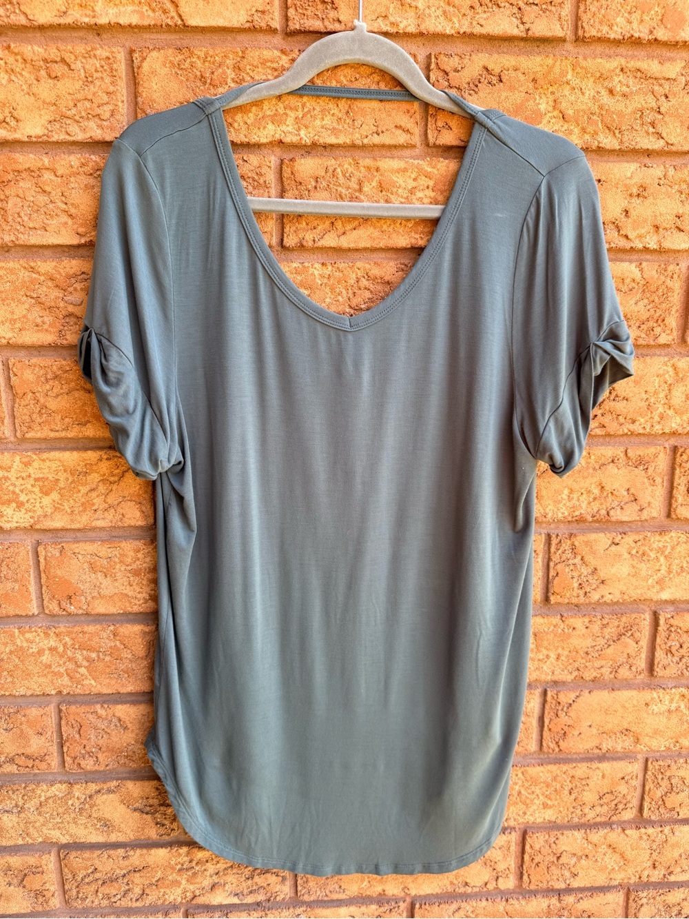 4/$25 • IcyZone Blue Open Back Yoga Top